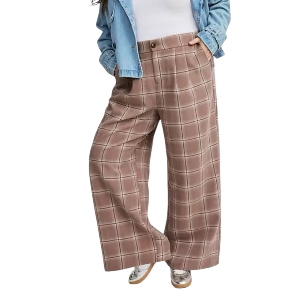Studio by Torrid size 14r Plaid Wide-Leg Pants